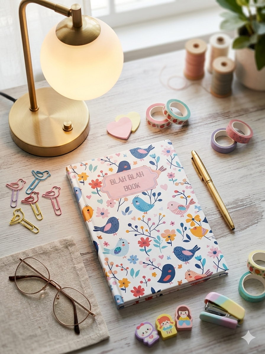 Bla Bla Book- Cute Birds | A5 | Hard Cover