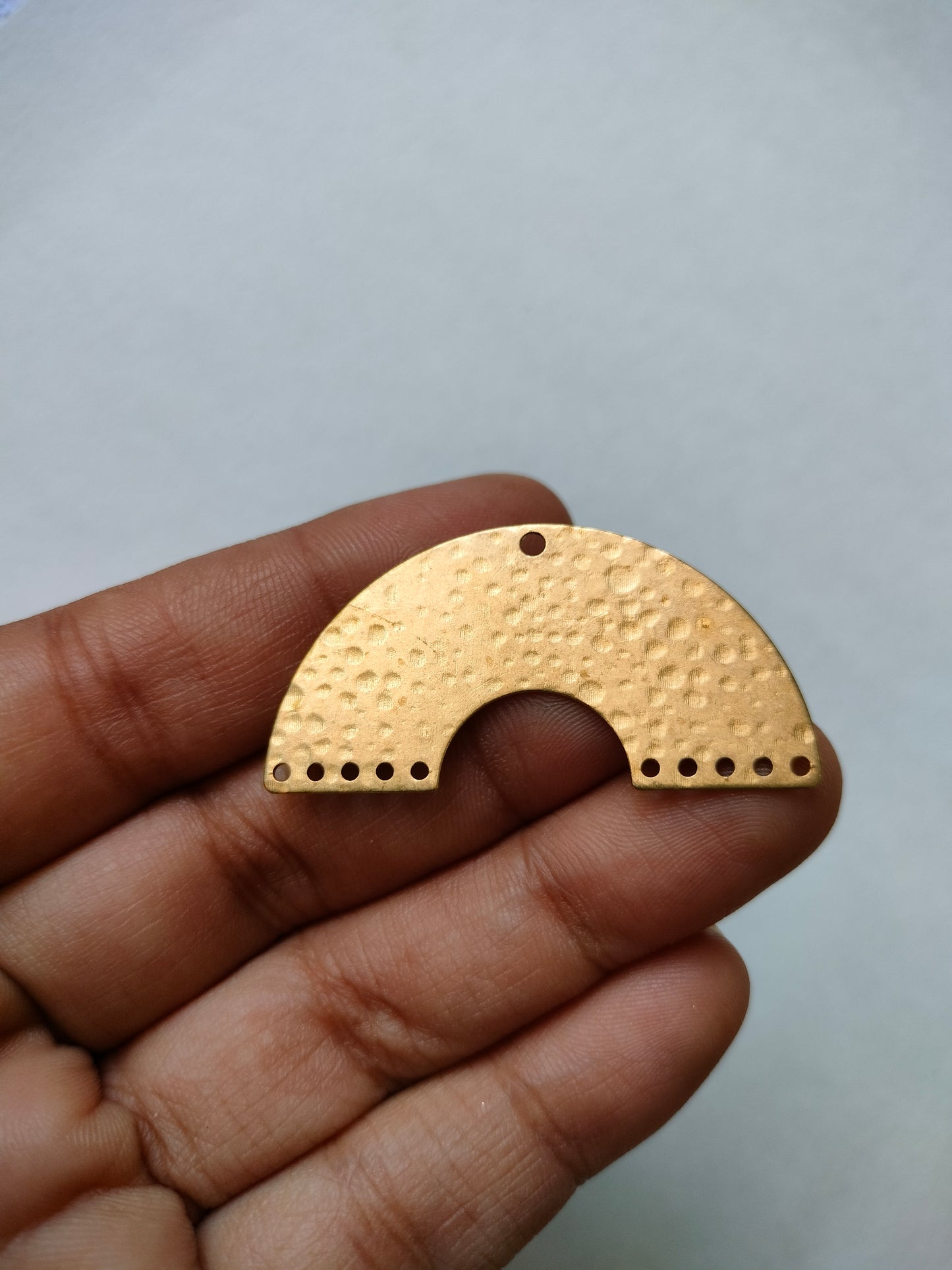 Charm Semi Circle Hammered