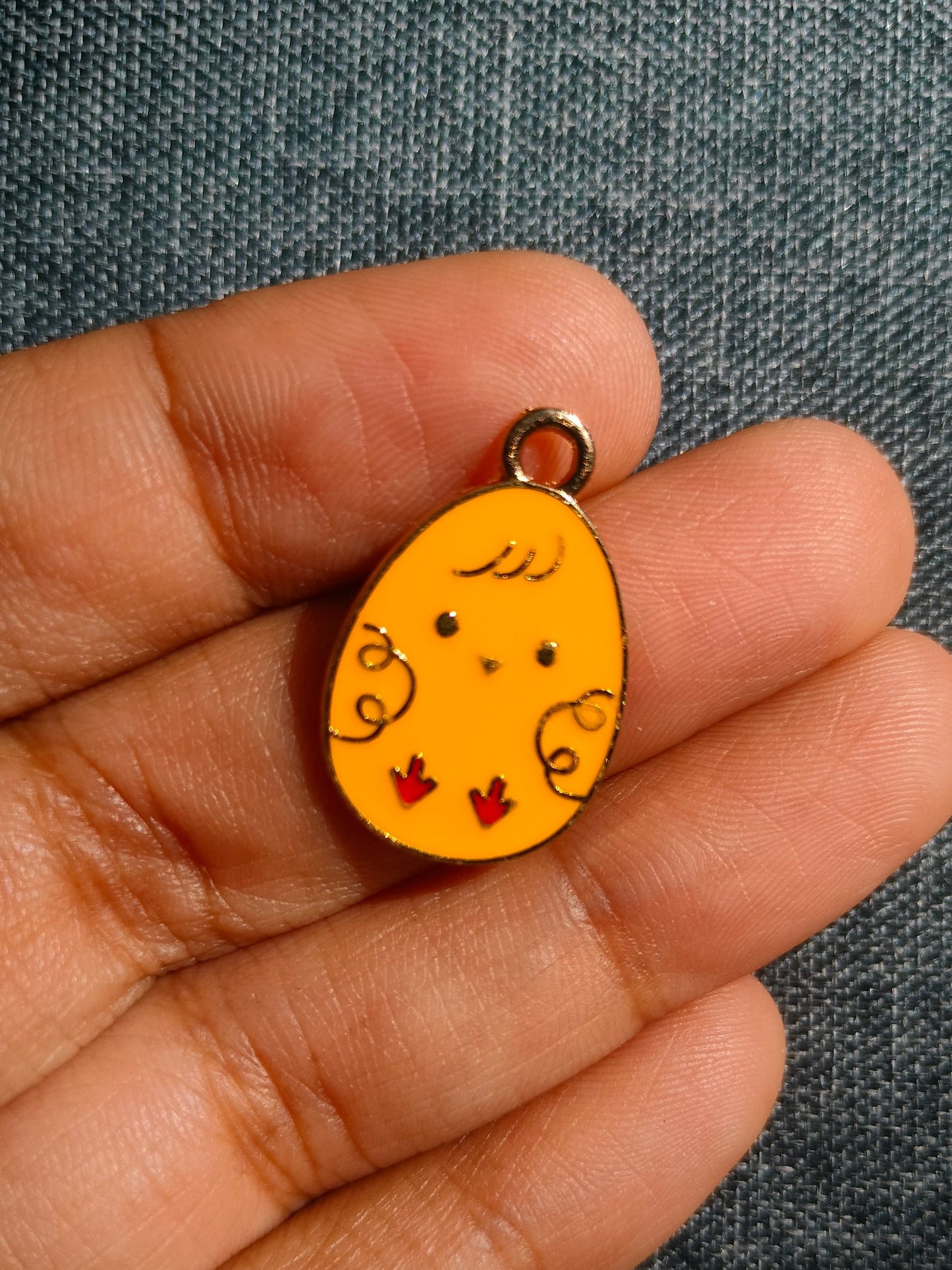 Easter Egg Charm Yellow Chick