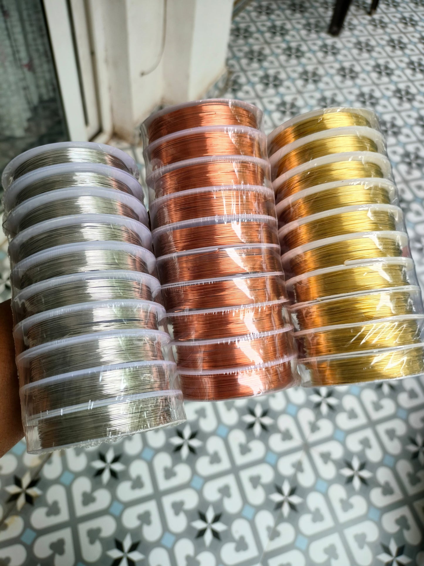 Copper wire for jewellery making 1 pc