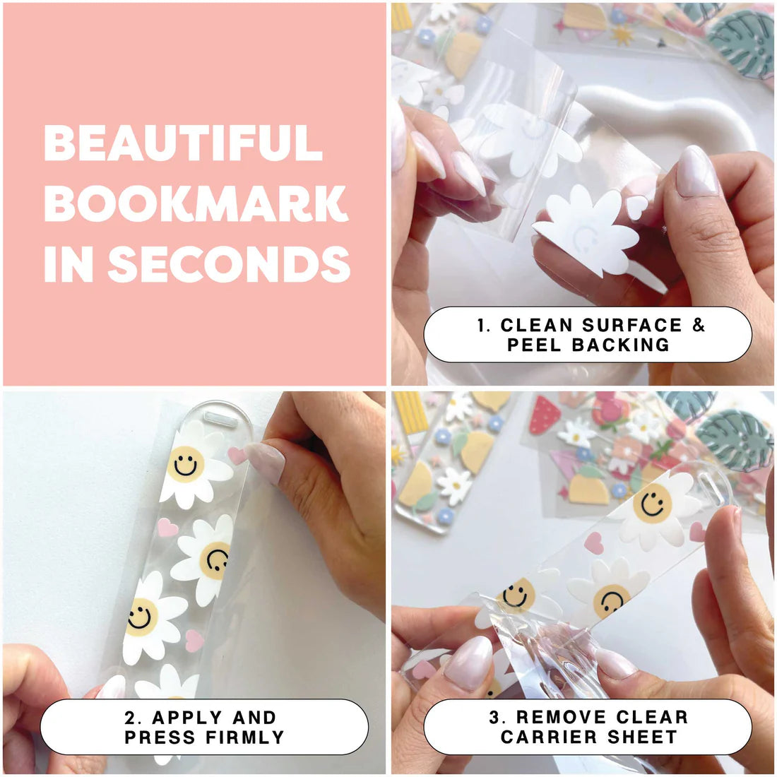 Book Mark Sticker - Dino