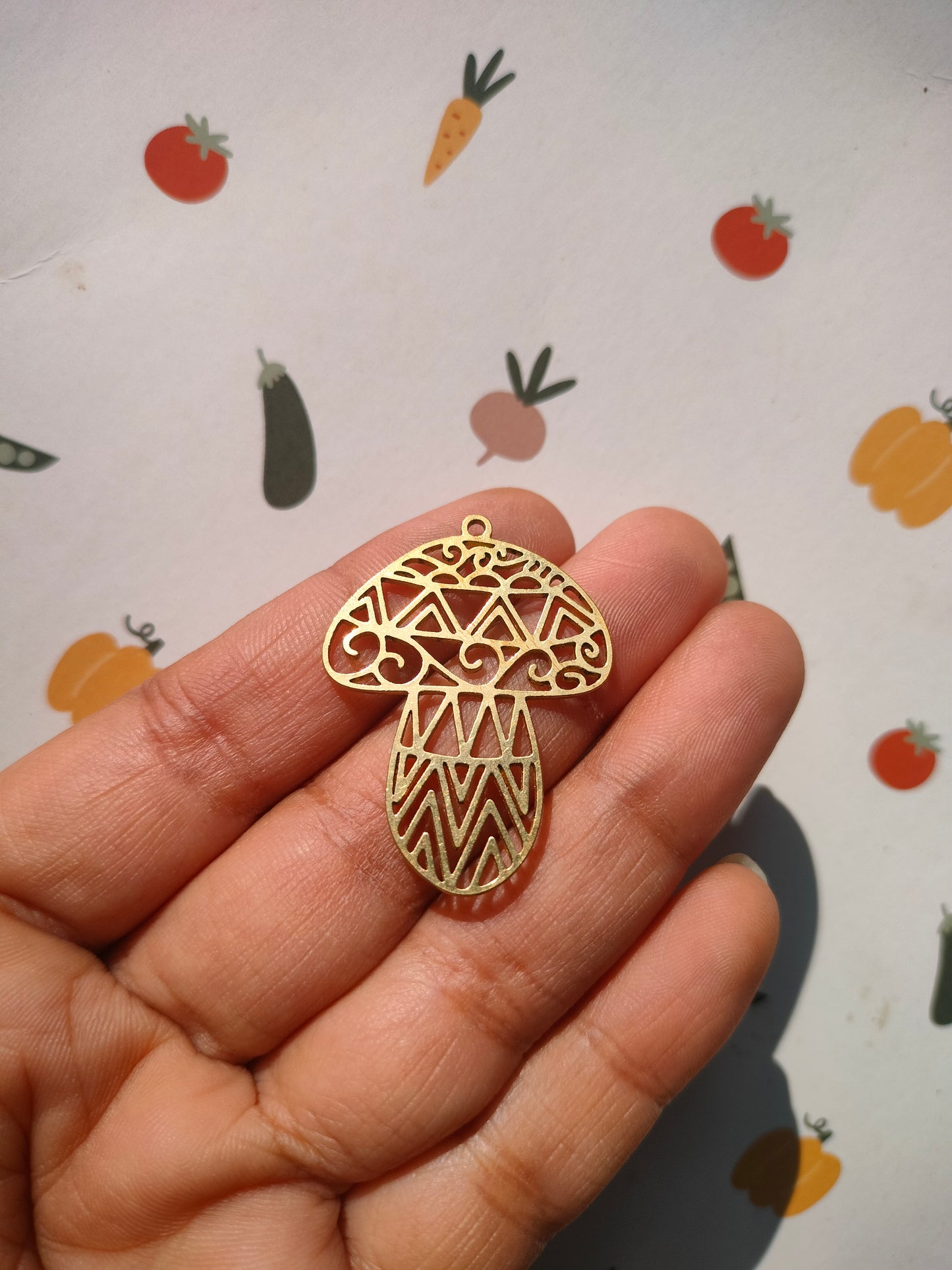 Mushroom Lasercut Charm, Children's Cartoons Mushroom| Fairy Tale Mushroom Charm