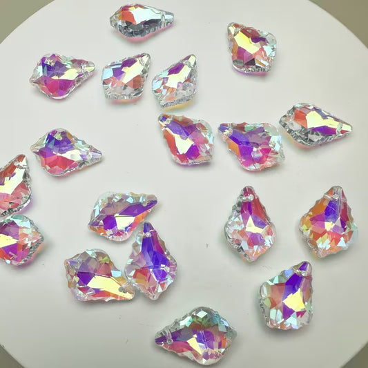 Mini floral diamond crystal.. 16 mm