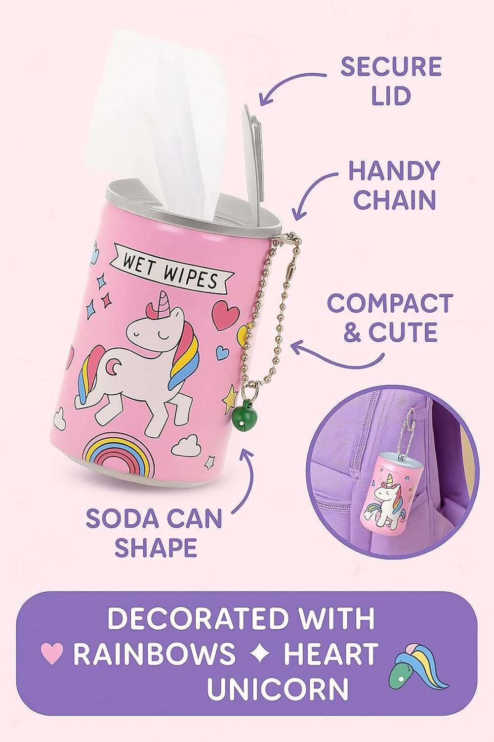 Soda can pop wet tissues | kawaii stationary