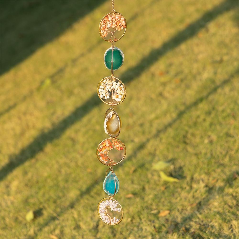 Crystal Agate Tree of Life Wall Hanging MoonCatcher