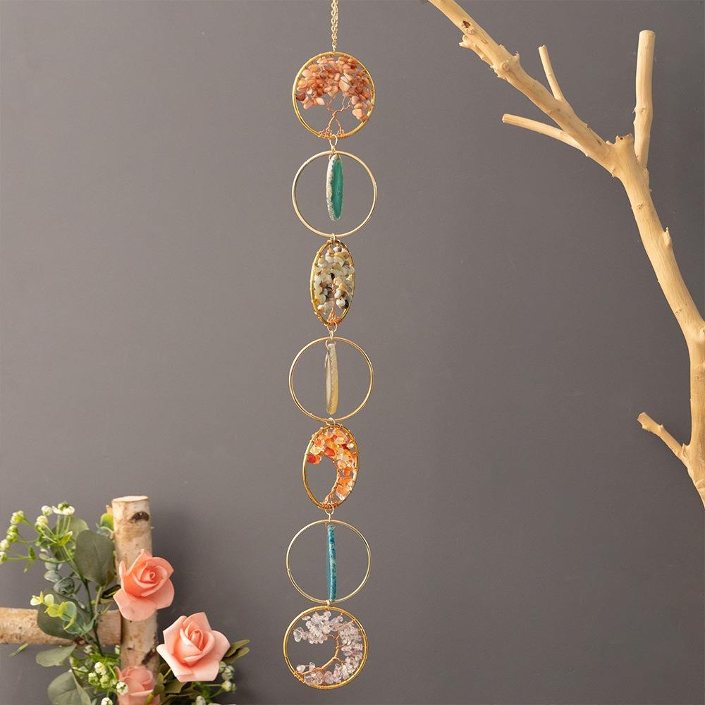 Crystal Agate Tree of Life Wall Hanging MoonCatcher