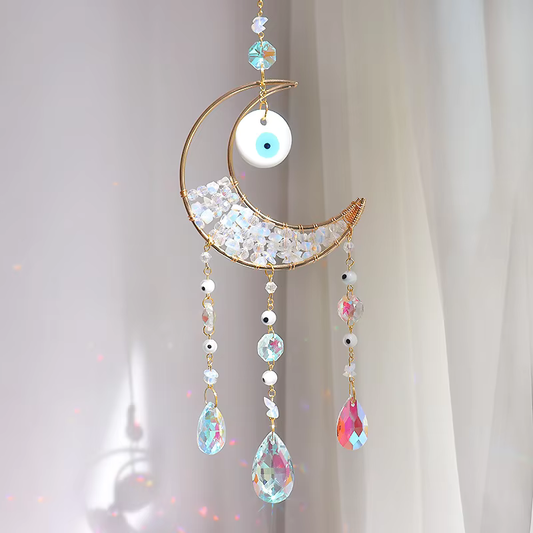Evil Eye Suncatcher - Opalite
