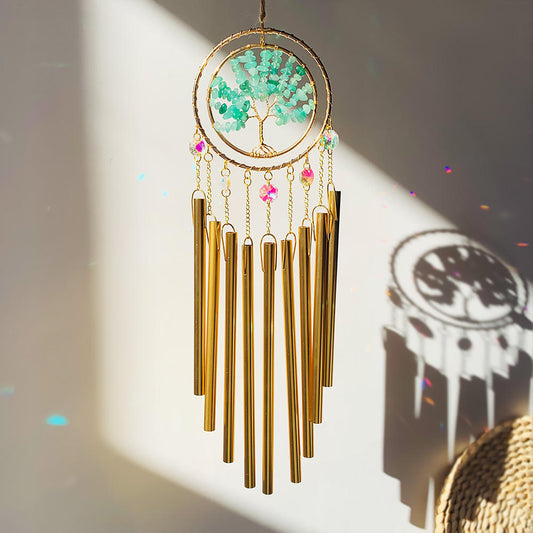 Tree of Hope | Suncatcher Windchime - Aventurine