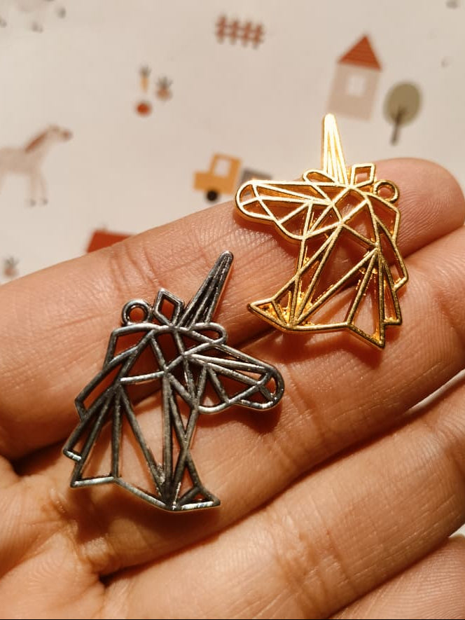 Unicorn Charm | 28*20 mm | Resin Alloy Jewelry Making | 1PC
