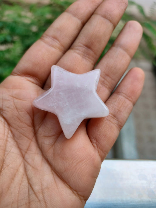 Pink Star Stone Hanging (With One hole)