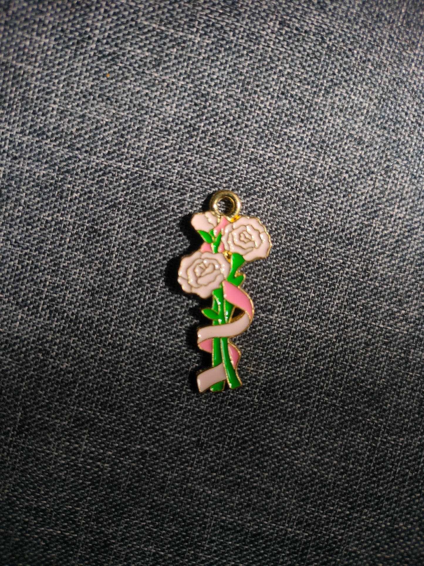 Rose Bouquet | Enamel Floral Charm