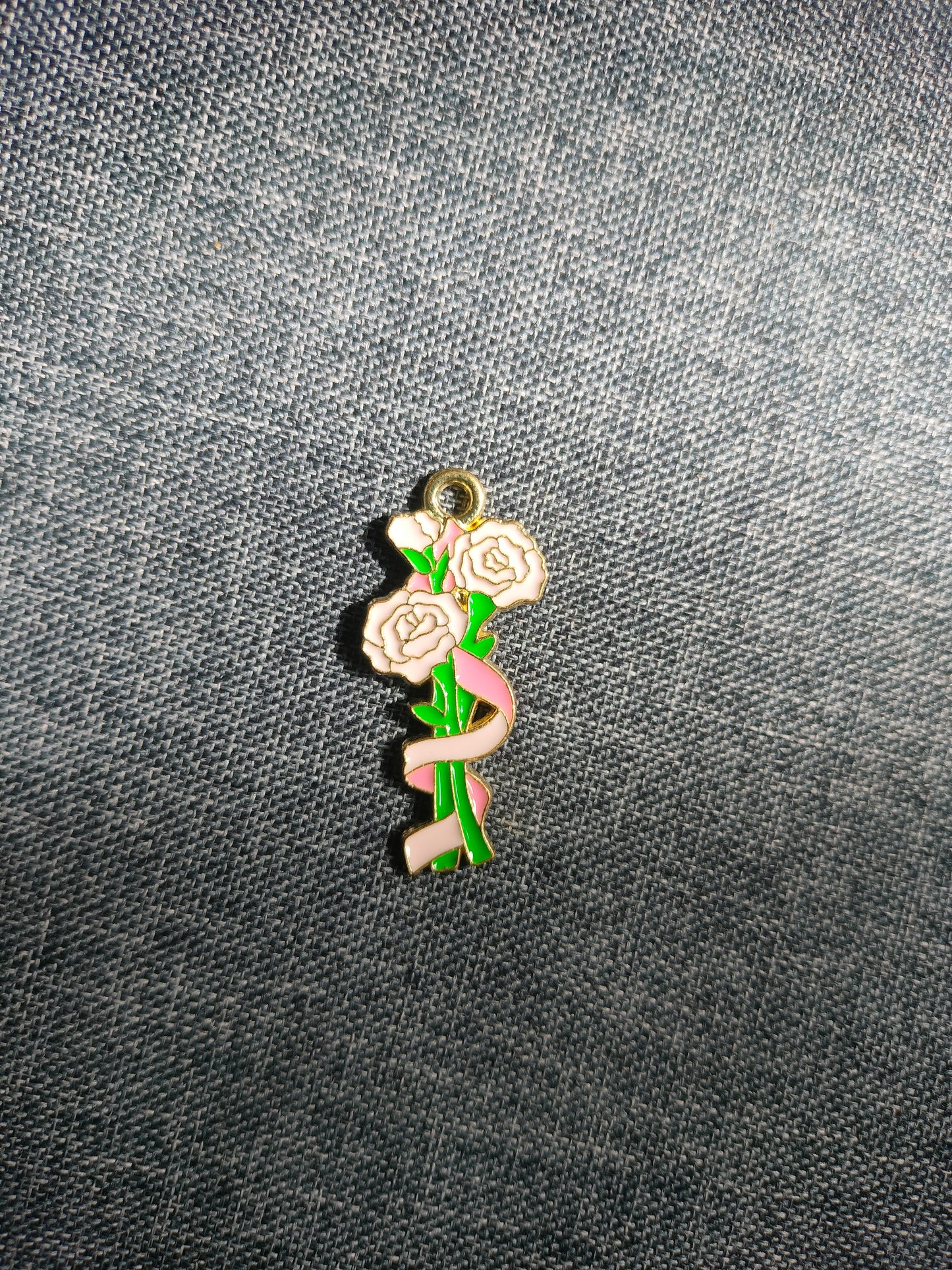 Rose Bouquet | Enamel Floral Charm