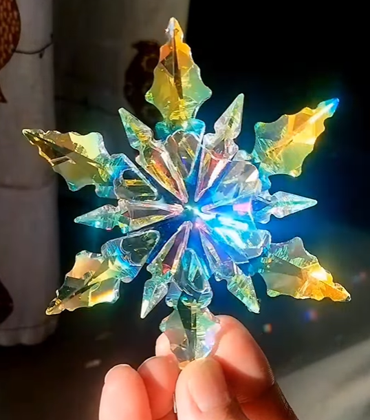 SnowFlake AB Crystal | Car Hanging Crystal | Gift