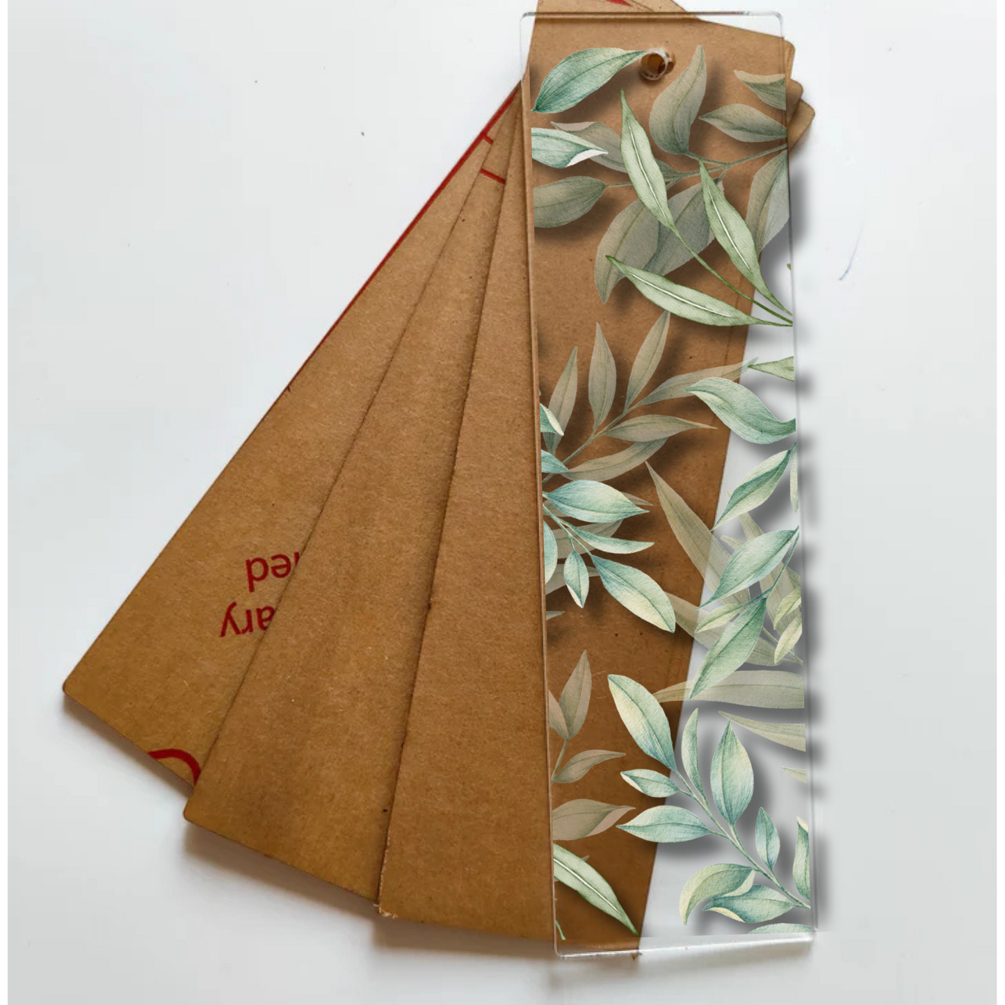 Book Mark Sticker - Leaves 3