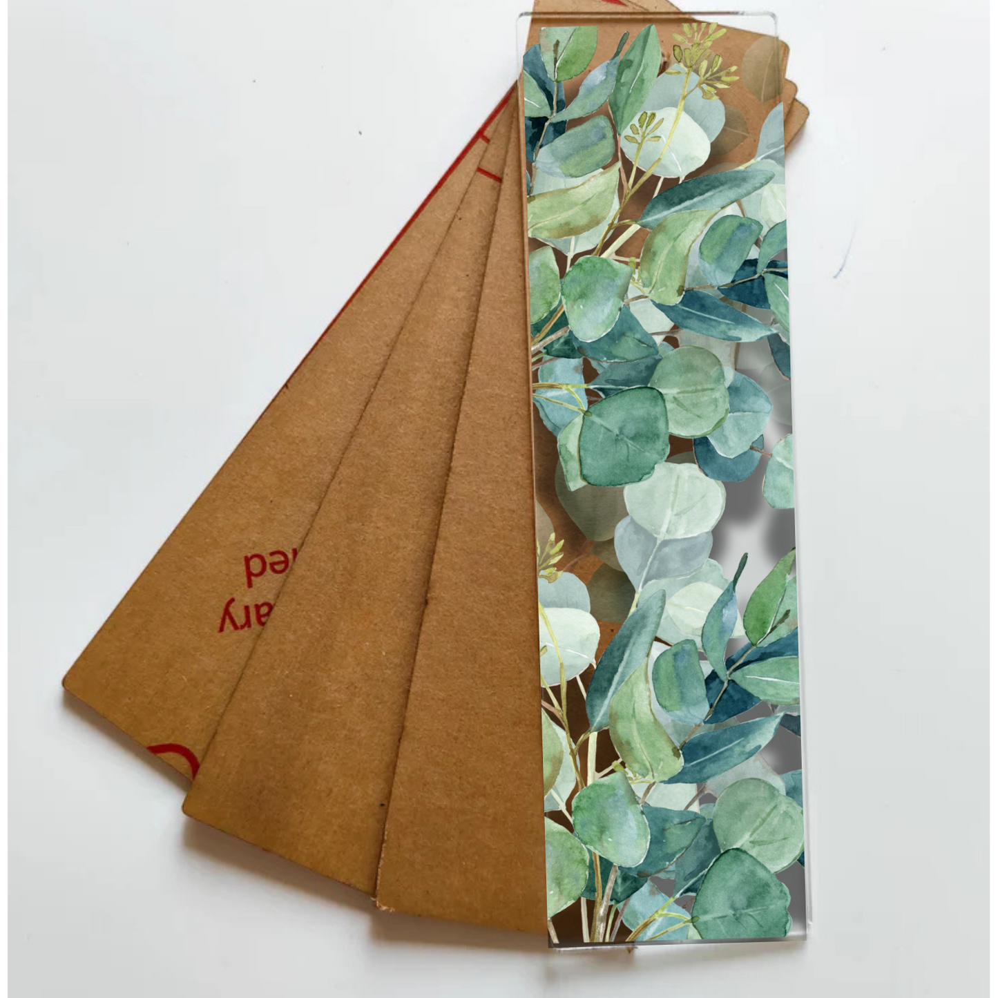 Book Mark Sticker - Leaves