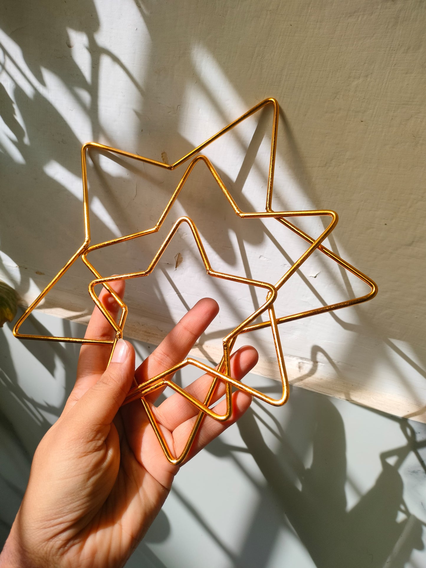 Suncatcher Frames Golden - Premium quality - Star 1 Pc