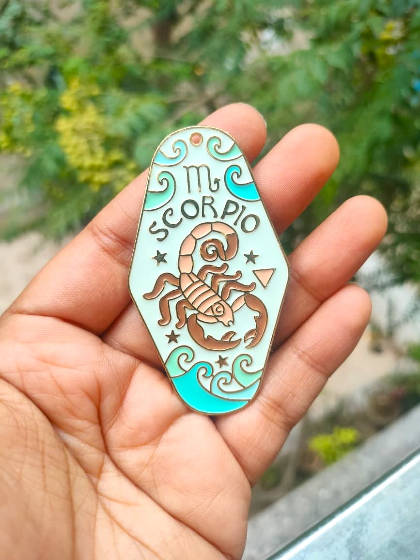 Enamel Sunsign Charm Collection |Scorpio