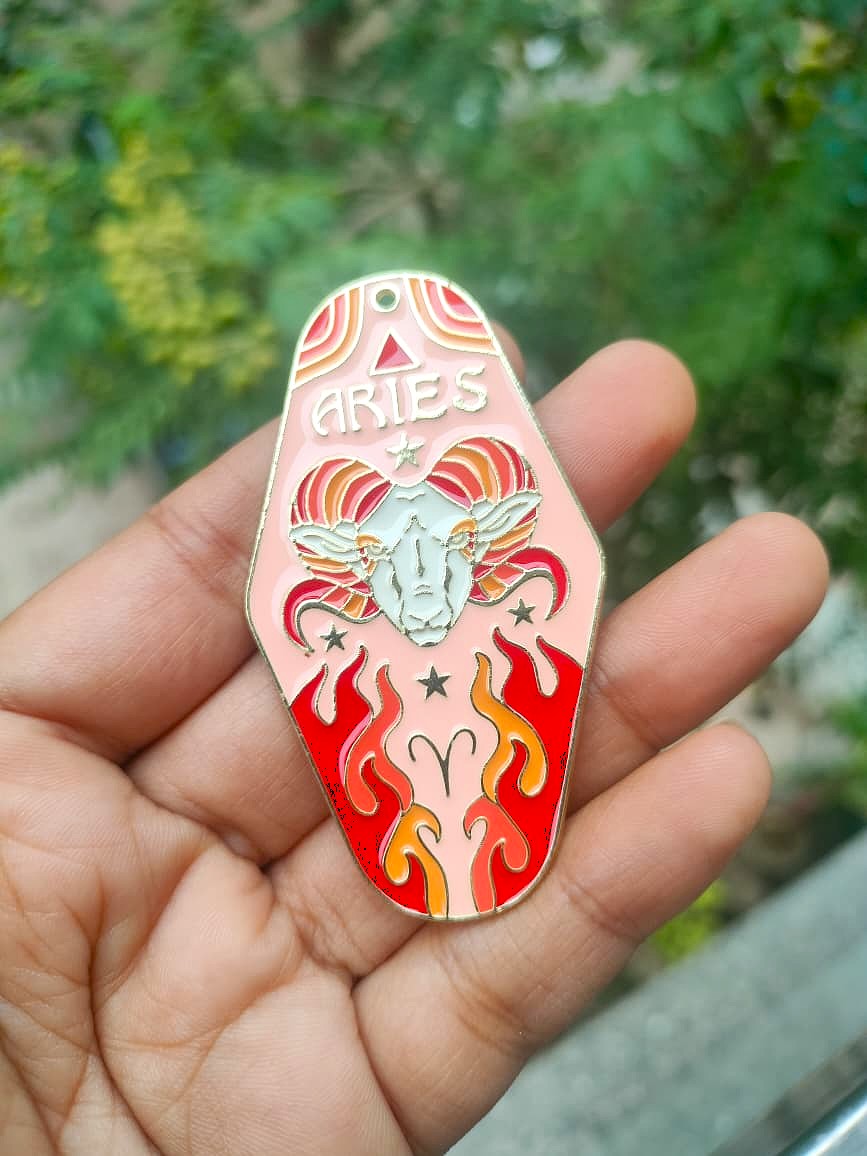 Enamel Sunsign Charm Collection | Aries
