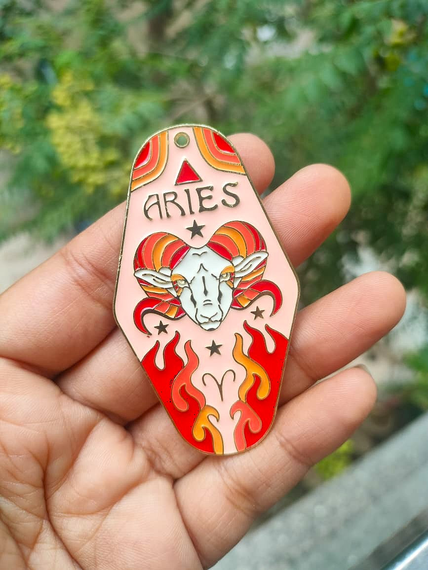 Enamel Sunsign Charm Collection | Aries