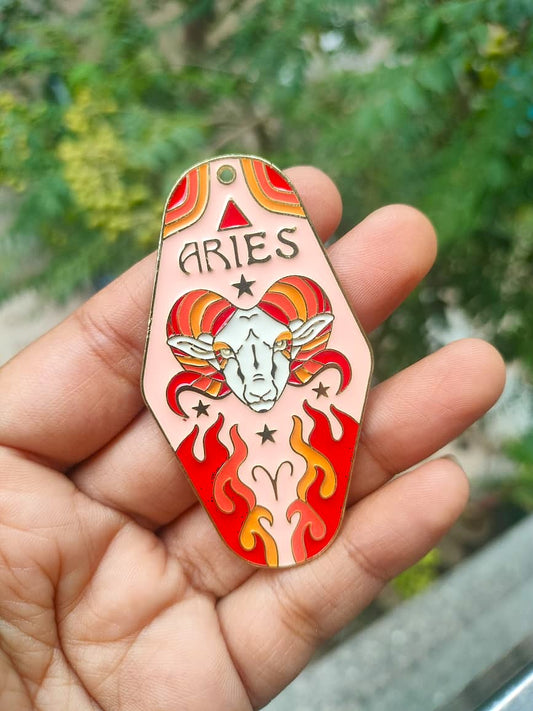 Enamel Sunsign Charm Collection | Aries