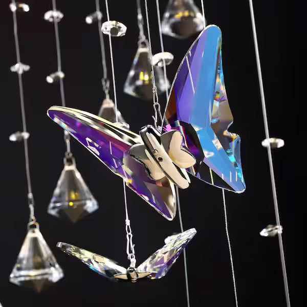 Butterfly AB Holographic Suncatcher Crystal | 60x80mm
