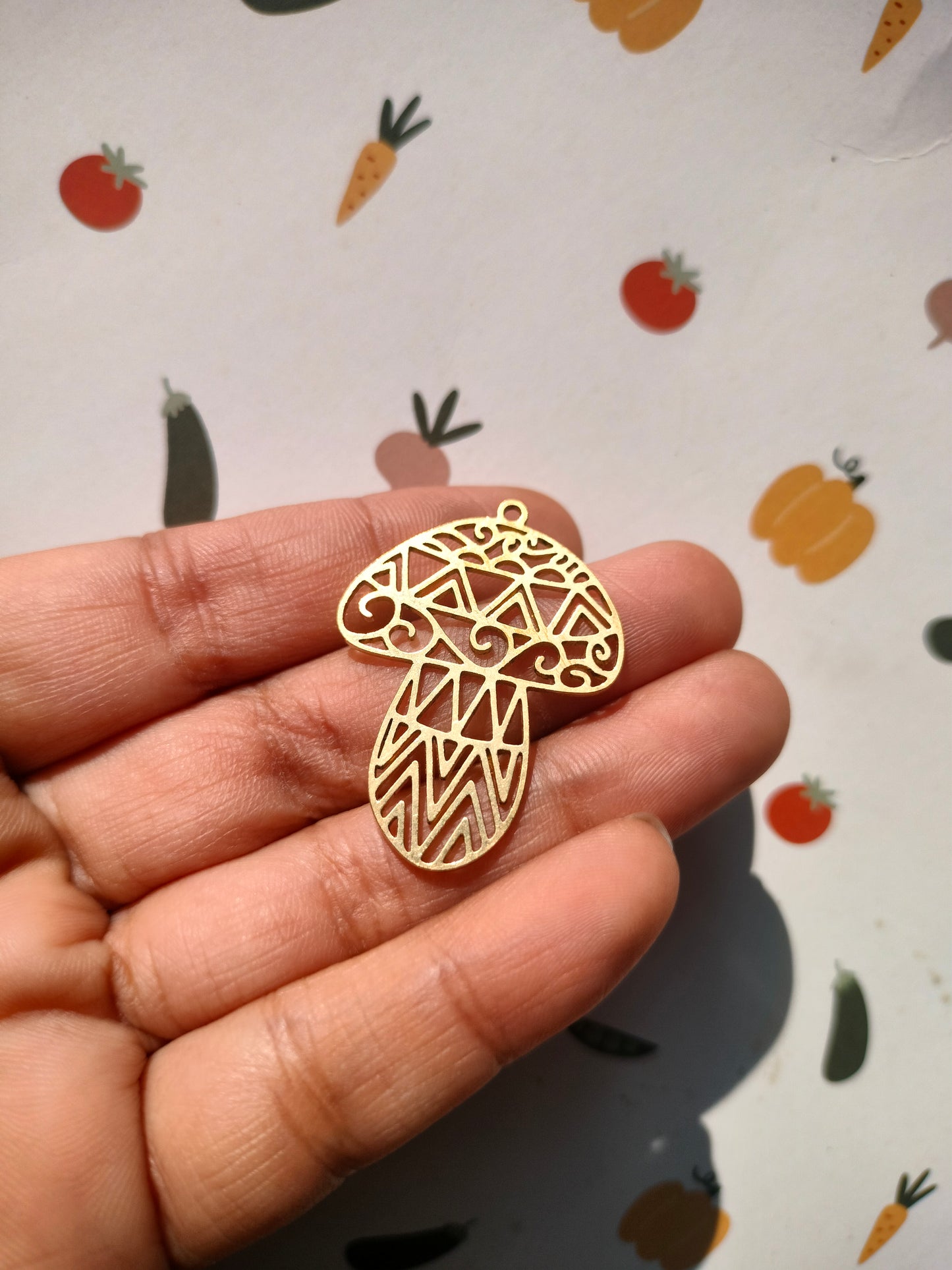 Mushroom Lasercut Charm, Children's Cartoons Mushroom| Fairy Tale Mushroom Charm