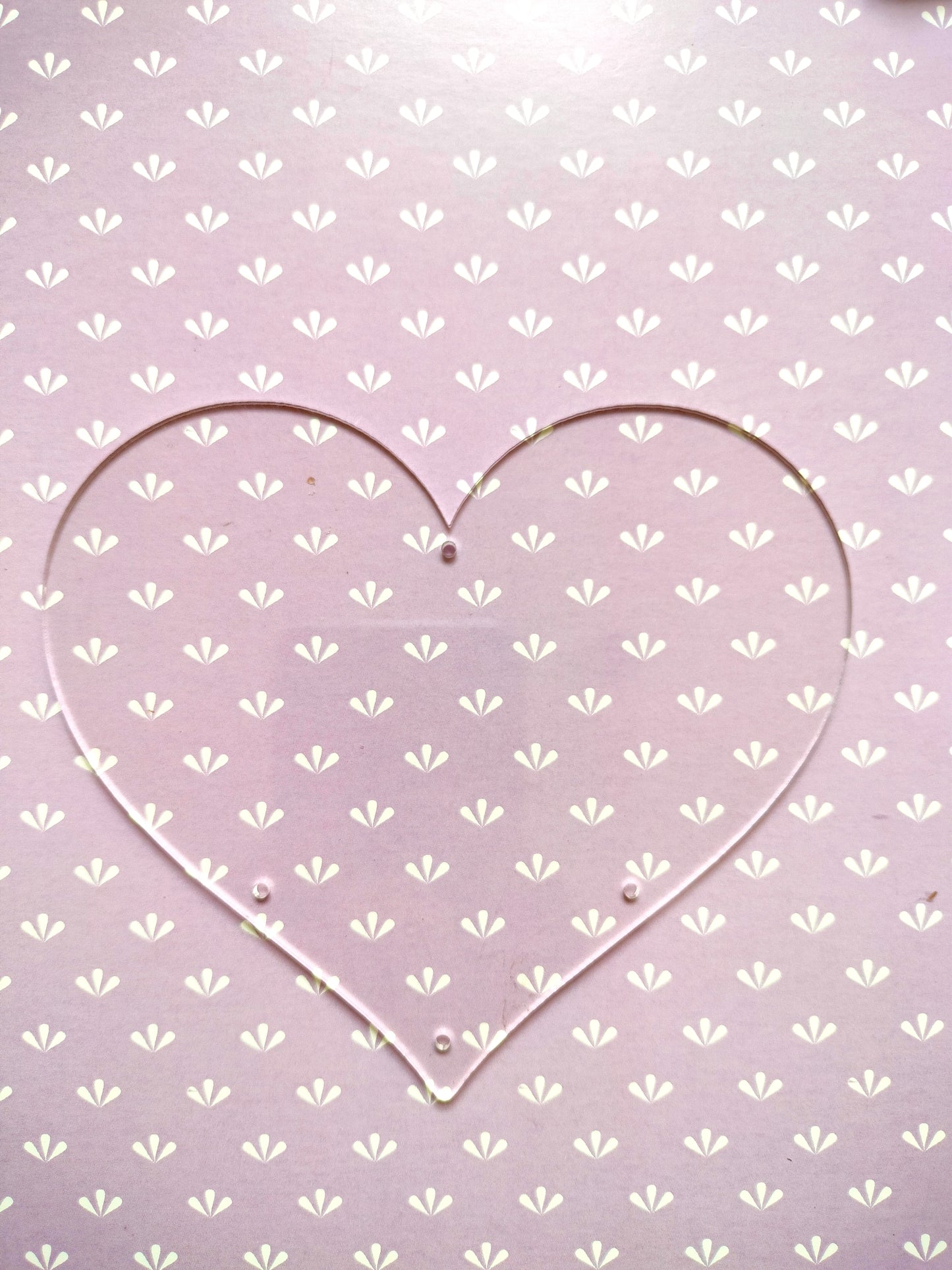 Heart  | Blank Cutout Acrylic Frame Base | 5 inches
