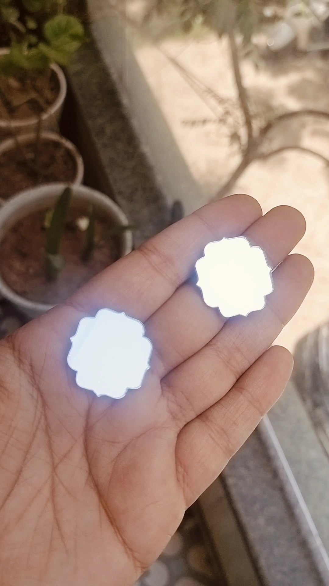 Mandala 2 Acrylic Mirror Cutout 25 mm (Set of 50 pc)