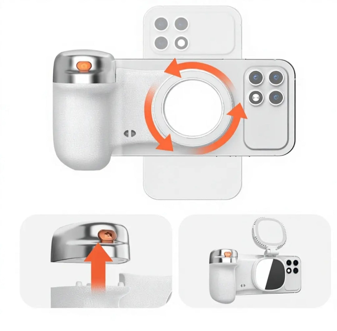 Magnetic Camera assist | Selfie device | No zoom available, only click button