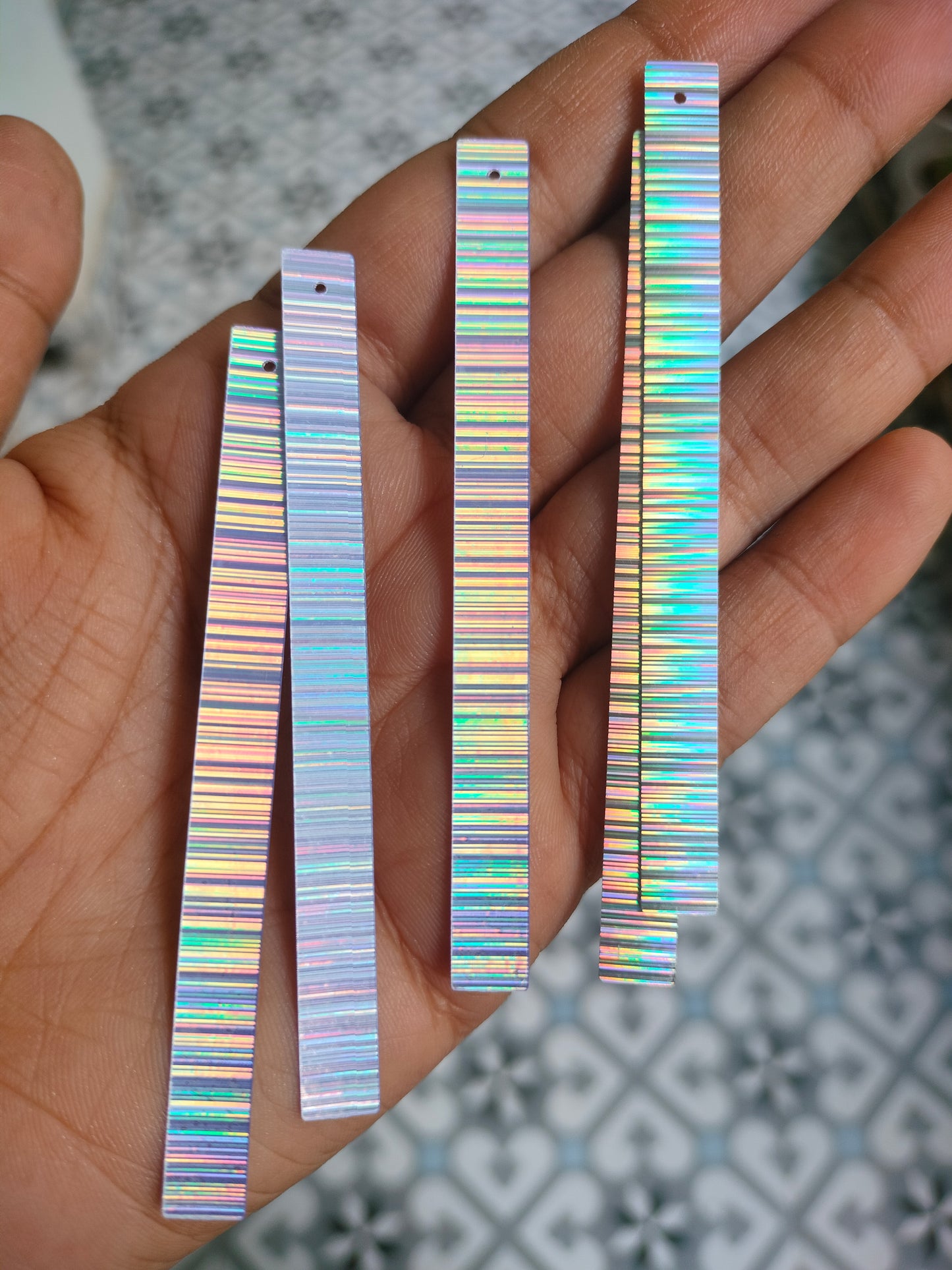Holographic Sequin Long | 80x8mm