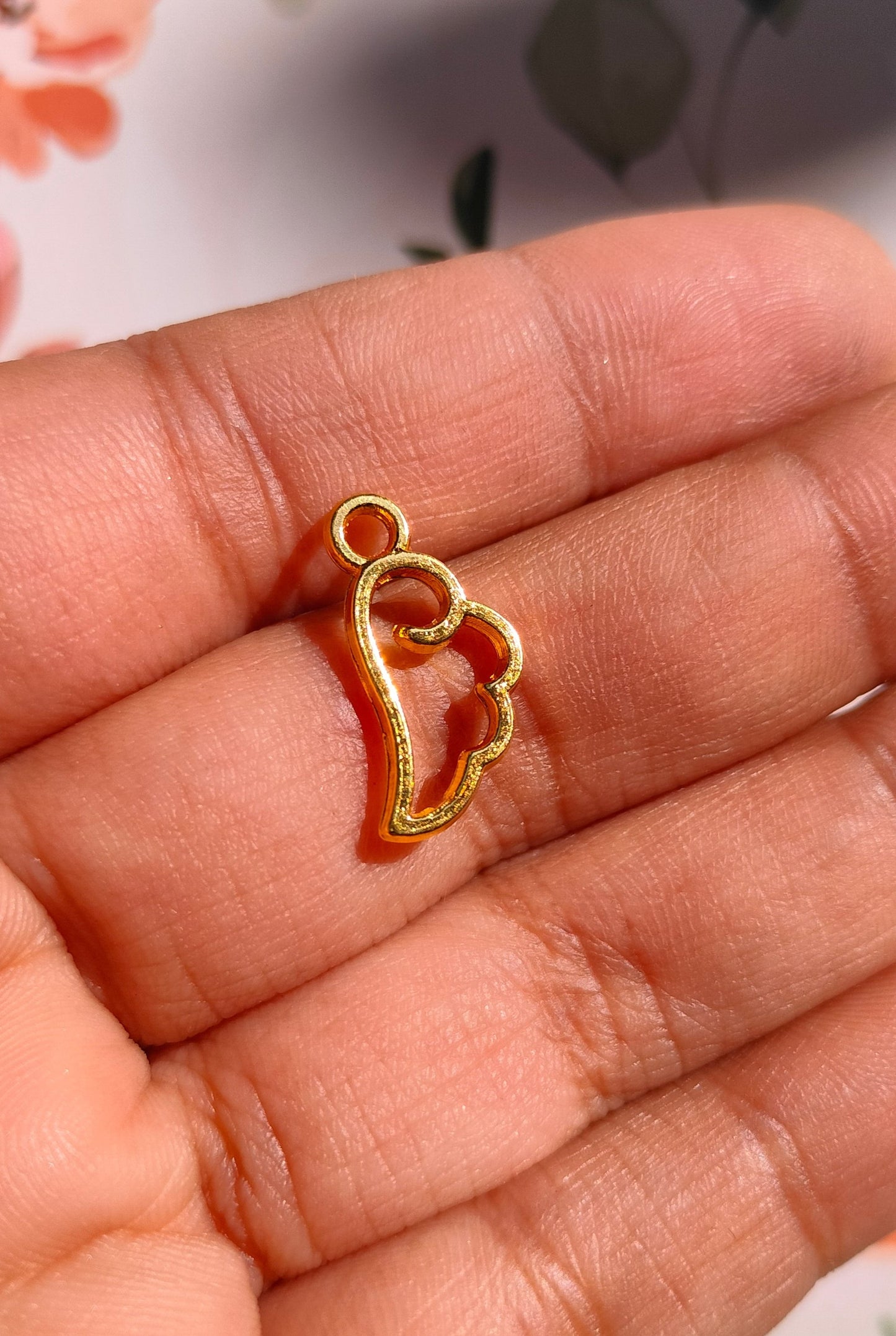 Angel Wing Bezel | 18*8 mm |Pendant | Resin Alloy Jewelry Making
