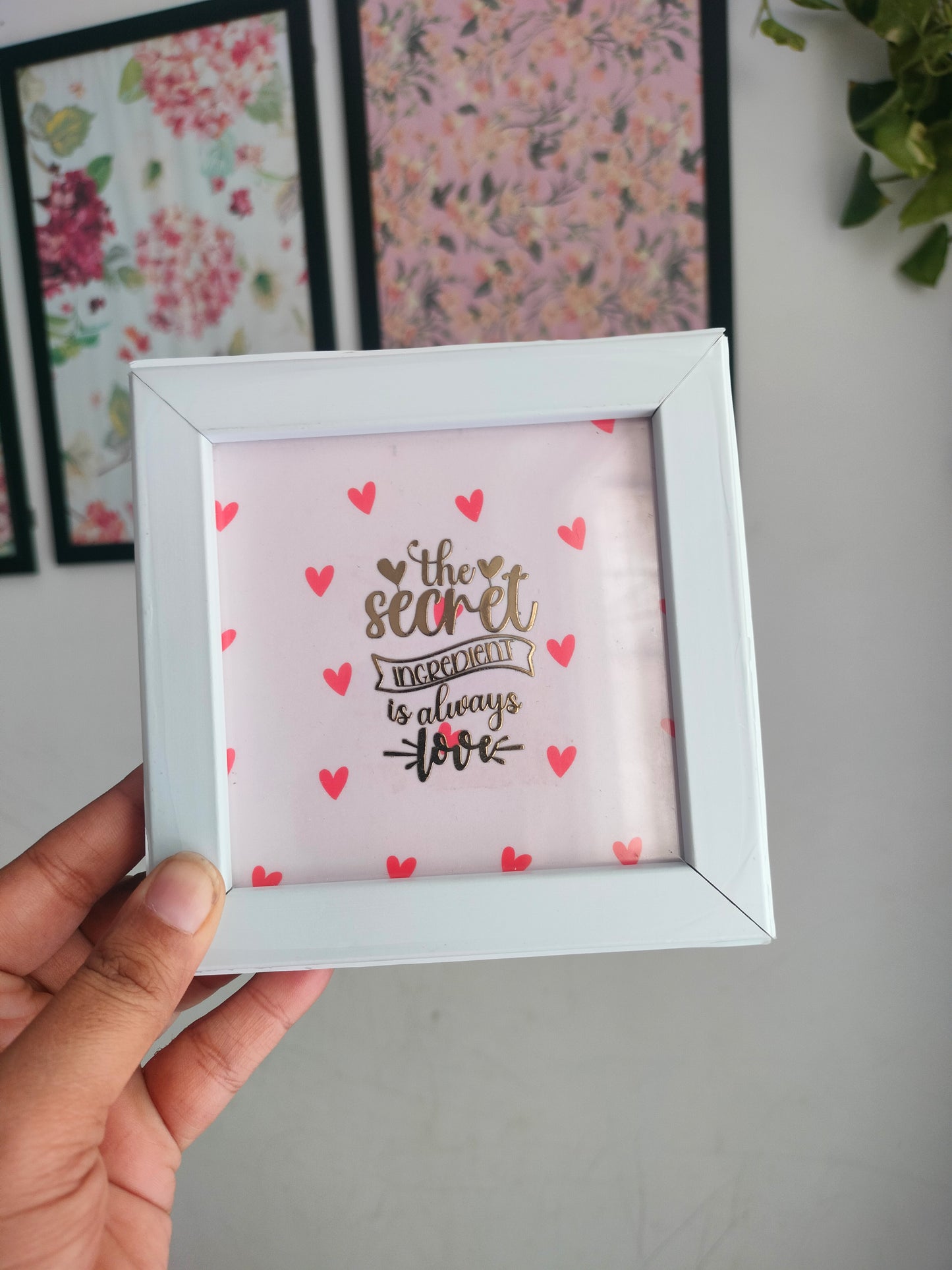 Secret Ingredient Photo Frame White